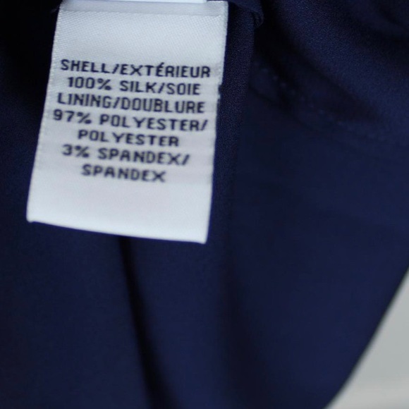 DVF Fleurette Swingy Chiffon Dress size 0 navy - Picture 6 of 9